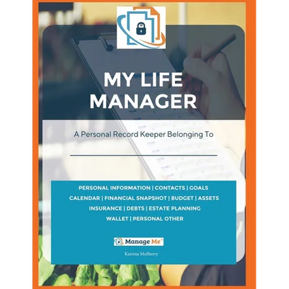 My Life Manager(c): A Complete Record Keeper & Log Book for Financial Planning, Money Management, Goal-Setting, Important Dates & More Record All Your - Paperback