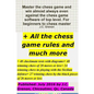 Master the chess game and win almost always + All the chess rules and much more - Paperback