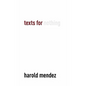 Texts for Nothing - Hardcover