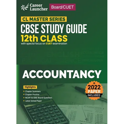 Board plus CUET 2023 CL Master Series - CBSE Study Guide - Class 12 - Accountancy - Paperback