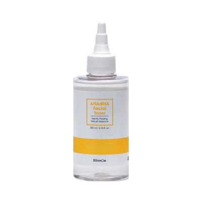Bibimcos AHA-BHA Facial Toner for Exfoliating and Brightening Skin - Hypoallergenic and Suitable for All Skin Types