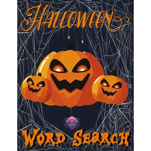 Halloween Word Search: Activity Themed Book for Kids Ages 8-12 Original Spooky Puzzle Book - Paperback