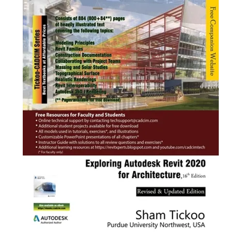 Exploring Autodesk Revit 2020 for Architecture, 16th Edition - Paperback