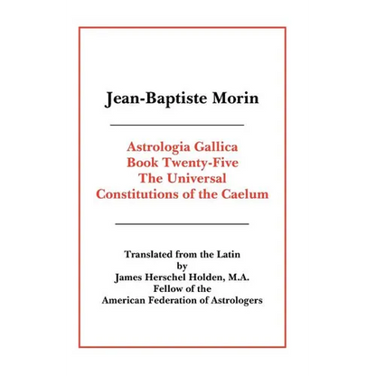 Astrologia Gallica Book 25 - Paperback
