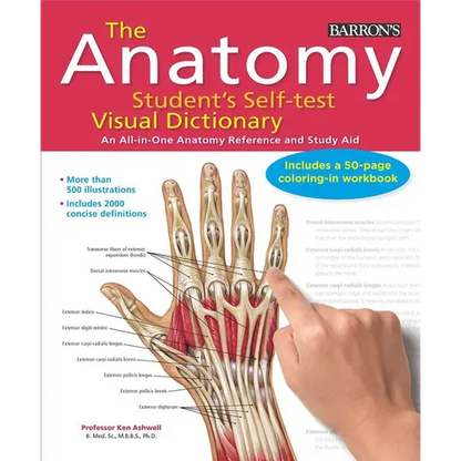 Anatomy Student's Self-Test Visual Dictionary: An All-In-One Anatomy Reference and Study Aid - Spiral