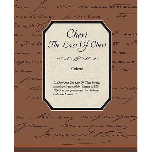 Cheri the Last of Cheri - Paperback