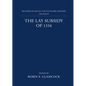 The Lay Subsidy of 1334 - Hardcover