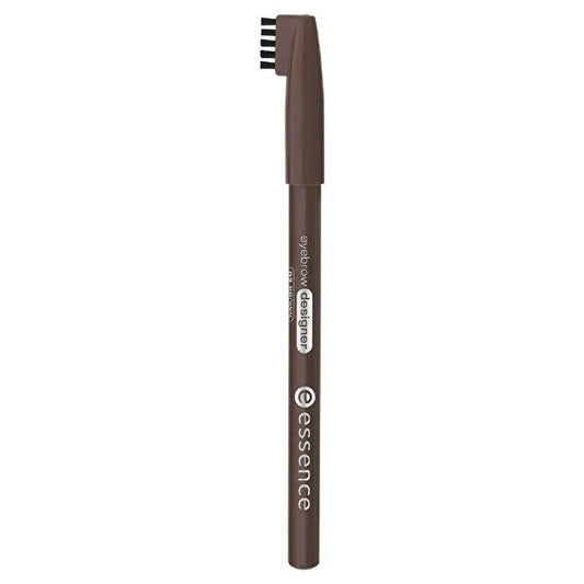 Essence Dark Brown Eyebrow Pencil - Shape, Define & Enhance Your Brows with Built-in Brush | Long-lasting Brow Definer