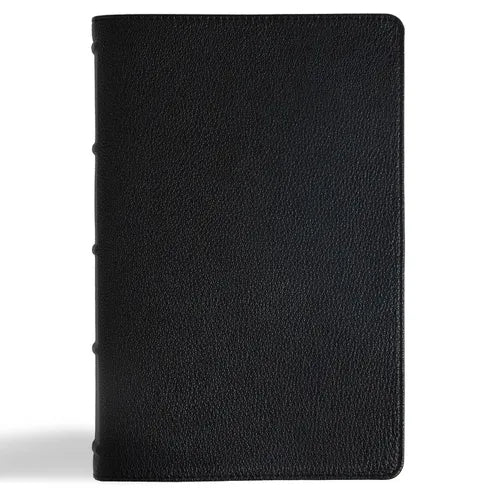 CSB Oswald Chambers Bible, Legacy Edition, Black Premium Goatskin: Includes My Utmost for His Highest Devotional and Other Select Works by Oswald Cham - Leather