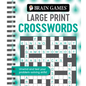 Brain Games - Large Print Crosswords (Swirls) - Spiral