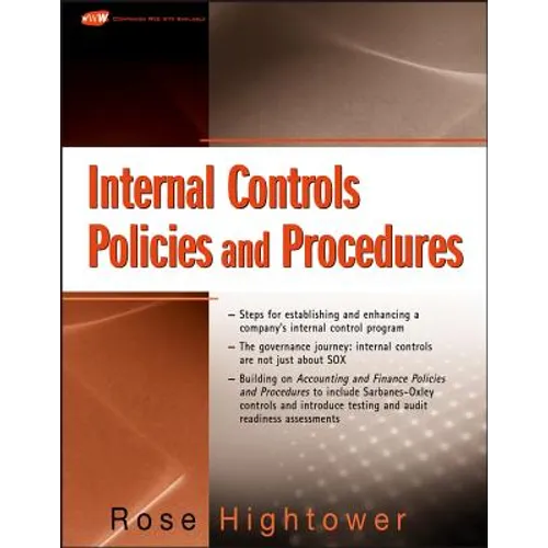 Internal Controls Policies and Procedures - Paperback