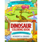 Dinosaur Coloring Book for Kids and Toddlers: With fun Dinosaur facts for kids - Paperback
