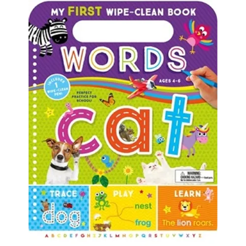 My First Wipe-Clean Book: Words - Spiral