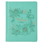 My Promise Bible Square Teal - Leather