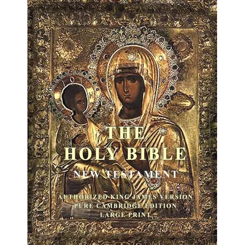 The Holy Bible: New Testament: Large Print - Paperback