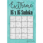 Extreme 16 x 16 Sudoku: Hard 16 x 16 Sudoku featuring 55 HARD Sudoku Puzzles and Answers Teal Cover - Paperback