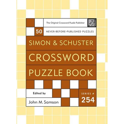 Simon & Schuster Crossword Puzzle Book - Spiral