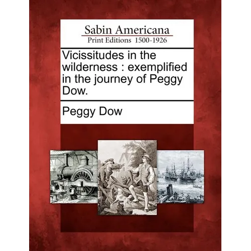 Vicissitudes in the Wilderness: Exemplified in the Journey of Peggy Dow. - Paperback