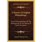A History Of English Philanthropy: From The Dissolution Of The Monasteries To The Taking Of The First Census - Paperback