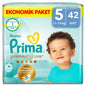 Prima Premium Care Baby Diapers Size 5 - 42 Count - Soft, Leak-Proof, Dermatologically Tested Diapers for Infants by Prima