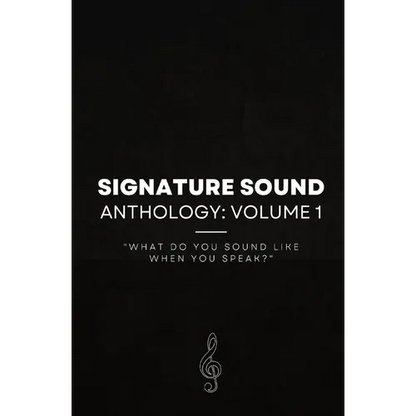 Signature Sound: "What do you sound like when you speak?" - Paperback