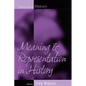 Meaning and Representation in History - Paperback