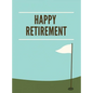 Golf Retirement Guest Book (Hardcover): Retirement book, retirement gift, Guestbook for retirement, retirement book to sign, message book, memory book - Hardcover