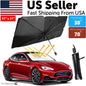 57" Car Windshield Sun Shade Foldable Umbrella Front Window Cover Visor Umbrella