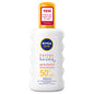 Nivea Sun SPF 50+ Sunscreen Spray for Sensitive Skin: UVA/UVB Protection, Fragrance-Free, Allergy-Friendly, Non-Greasy