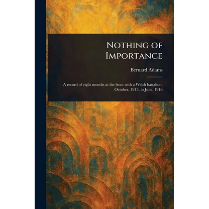 Nothing of Importance - Paperback