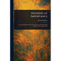Nothing of Importance - Paperback