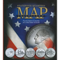 Statehood Quarters Collector's Map: Plus the District of Columbia and United States Territories - Hardcover