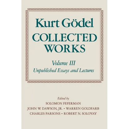 Collected Works: Volume III: Unpublished Essays and Lectures - Paperback