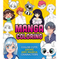 Manga Coloring Book: Color Cute Anime and Manga Characters - Paperback