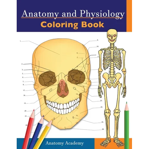Anatomy and Physiology Coloring Book: Incredibly Detailed Self-Test Color workbook for Studying Perfect Gift for Medical School Students, Doctors, Nur - Paperback