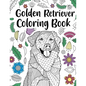 Golden Retriever Coloring Book: Adult Coloring Book, Dog Lover Gifts, Floral Mandala Coloring Pages, Animal Kingdom, Dog Mom, Pet Owner Gift - Paperback