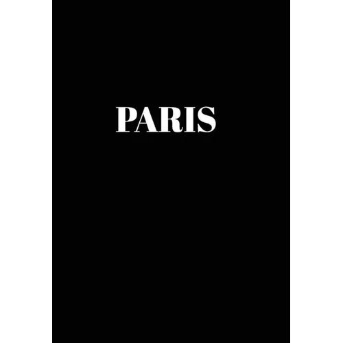 Paris: Hardcover Black Decorative Book for Decorating Shelves, Coffee Tables, Home Decor, Stylish World Fashion Cities Design - Hardcover