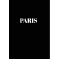 Paris: Hardcover Black Decorative Book for Decorating Shelves, Coffee Tables, Home Decor, Stylish World Fashion Cities Design - Hardcover