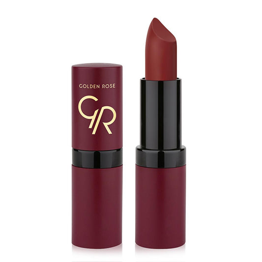 Golden Rose Matte Lipstick - Velvet Finish, Moisturizing & Paraben-Free Lip Color