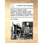 Poems on Subjects Chiefly Devotional. in Two Volumes. a New Edition. to Which Is Added, a Third Volume, Consisting of Miscellaneous Pieces. by Theodos - Paperback