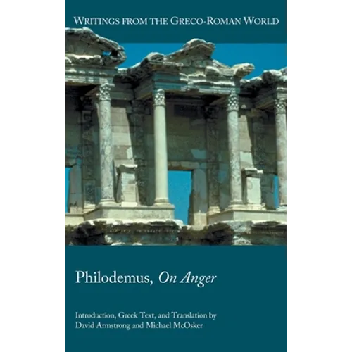 Philodemus, On Anger - Hardcover