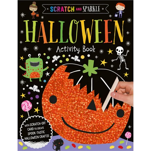 Scratch and Sparkle Halloween Activity Book - Paperback