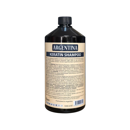 Argentina Keratin Shampoo 1000ml - Nourishing Keratin Hair Care for Damaged Hair