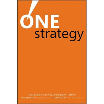 One Strategy: Organization, Planning, and Decision Making - Hardcover