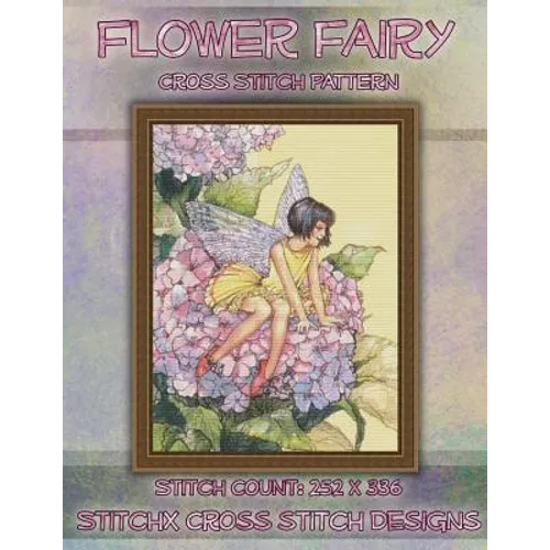 Flower Fairy Cross Stitch Pattern - Paperback