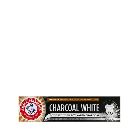 Arm & Hammer Charcoal White Toothpaste - 75ml Travel Size, Whitening & Oral Care