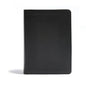 CSB He Reads Truth Bible, Black Leathertouch: Black Letter, Wide Margins, Notetaking Space, Reading Plans, Sewn Binding, Two Ribbon Markers, Easy-To-R - Imitation Leather