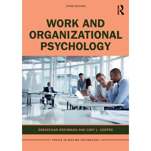 Work and Organizational Psychology - Paperback