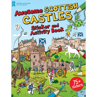 Awesome Scottish Castles: Sticker and Activity Book - Paperback