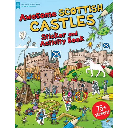 Awesome Scottish Castles: Sticker and Activity Book - Paperback